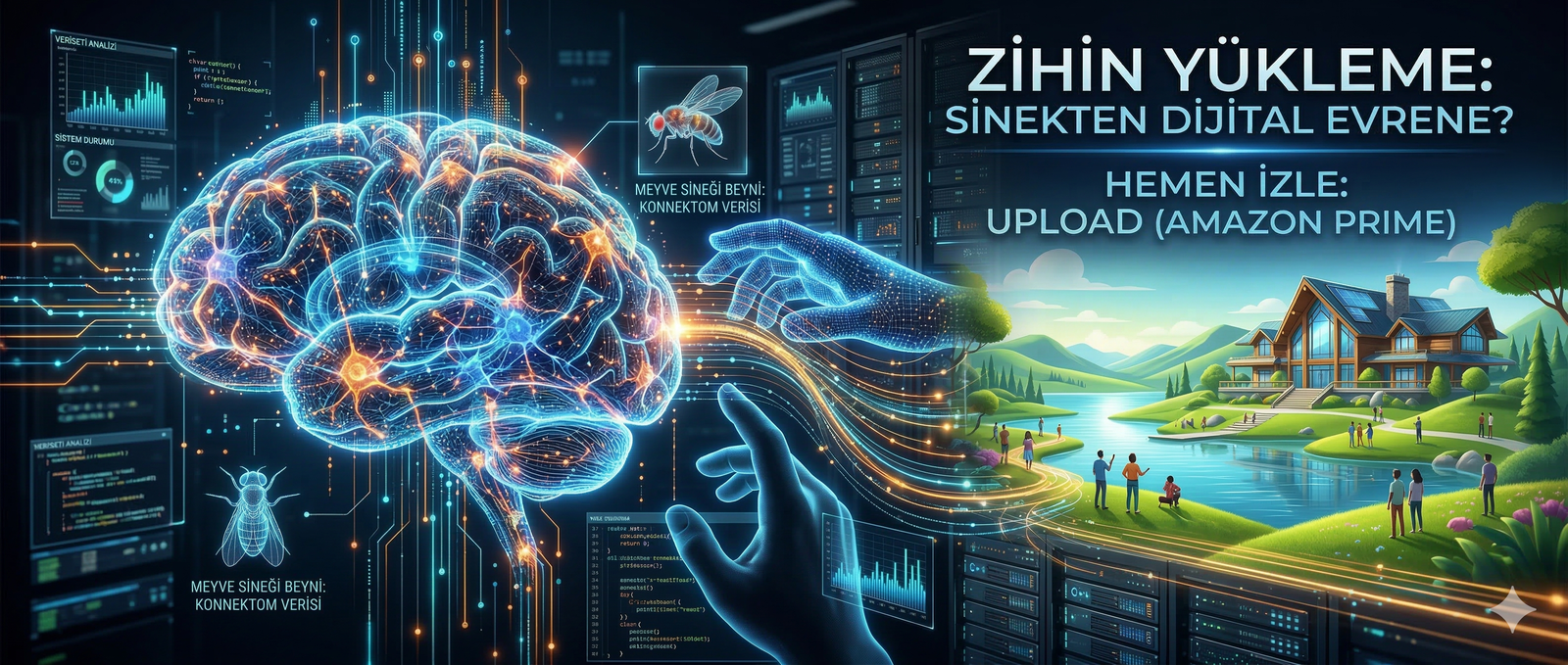 Bir Sineğin Zihni Bilgisayarda: Dijital Ölümsüzlüğe İlk Adım mı?